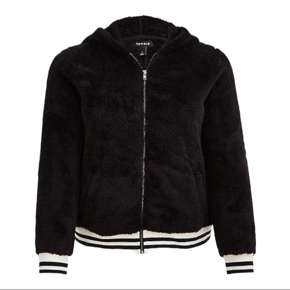 NWT Torrid Sherpa Zip Jacket - Picture 5 of 6